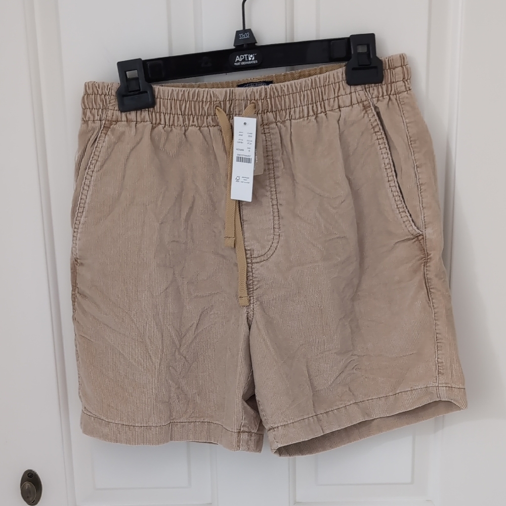NWT J Crew 6" Corduroy Tan Dock Shorts -Small